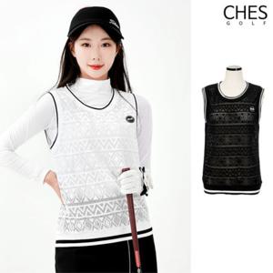 [체스]로오린 여성골프 쿨매쉬 조끼