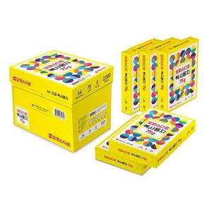 복사용지 A4 75g OfficeDEPOT 500매X5권 1박스 2500매