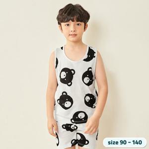 바풀 UF SS25-26 여름 아동잠옷 순면 유아 아동 민소매 나시 실