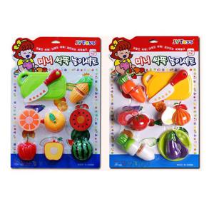 미니싹뚝놀이세트 주방 엄마 요리 자르기 놀이유아