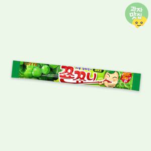 롯데제과 쫀쪼니 29g 청포도 / 카라멜 젤리 간식