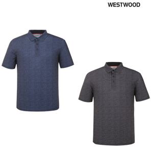 [웨스트우드]남성체크프린트폴로셔츠WK2MCTP483