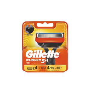 [질레트]퓨전 매뉴얼 면도날 4입