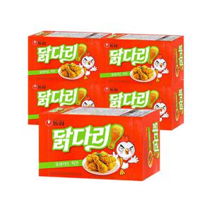 농심 닭다리 후라이드치킨 66g x 5개 / 스낵 간식