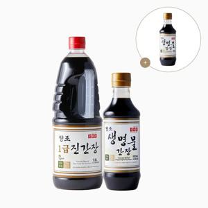 [신앙촌][신앙촌] 양조간장 집밥요리 기획 2호+생명물간장 500mL