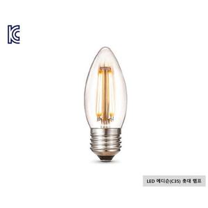 LED 장식용백열다마 C35 촛대 3W전구 전구색