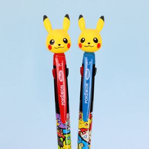 포켓몬스터 마스코트 3색 볼펜 피카츄 캐릭터 멀티펜