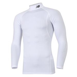 [NEWBALANCE] NBD4CB1220 하프넥 암 로고 긴팔언더셔츠(화이트)