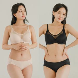 판도라 큰 빅 사이즈 풀컵 브라 팬티 세트 PBR7084S
