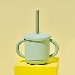 글라스락 베이비 실리콘 빨대컵 (민트)