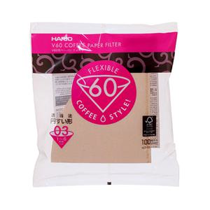 하리오 옐로우 커피필터 1~6인용 여과지 100매 VCF-03