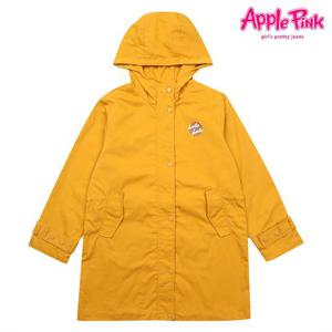 [애플핑크]소매 벨트 후드 사파리 야상 점퍼