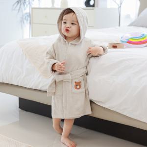 [맘스네이처] 밤부 아기 목욕가운 신생아 비치타월 샤워 타올