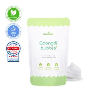 머머 궁디 버블워시 리필파우치 250ml 아기엉덩이클렌저