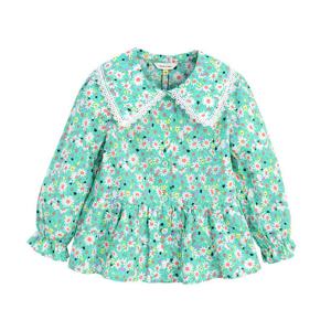 [컬리수] 그린 플라워 블라우스 C221BLG02P