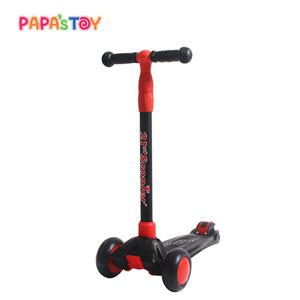 21세기 루디 킥보드 광폭휠LED 유아 어린이 킥보드 블랙