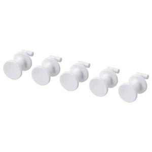 이케아 스코디스 후크5P 화이트 19mm 폴리프로필렌