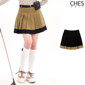 [체스]로미안 여성골프 플리츠스커트