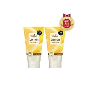[온더바디]온더바디 더내추럴 클렌징폼 레몬 200G x 2개