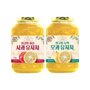 [녹차원] 사과유자차1kg+모과유자차1kg