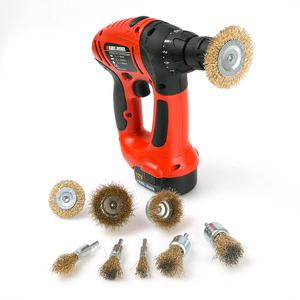 전동드릴 철사 브러쉬 9종세트/쇠솔 철솔 녹제거 와이어 청소솔