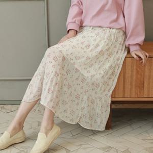 [웬디즈갤러리]미니 플라워 쉬폰 스커트 ESK106