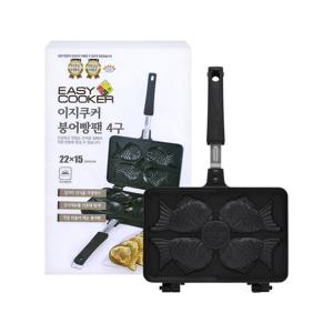 붕어빵만들기 후라이팬 이지쿠커 4구 붕어빵팬