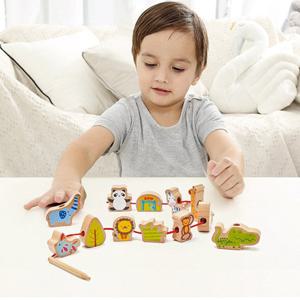 [클래식월드] 우든동물원실꿰기13피스