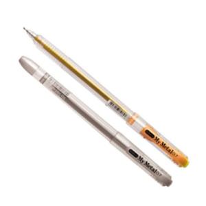 동아 마이메탈 볼펜 0.7mm 낱개 중성펜 금색 은색
