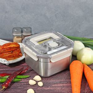 락앤락 숨쉬는 스테인리스 김치통 정사각 3L