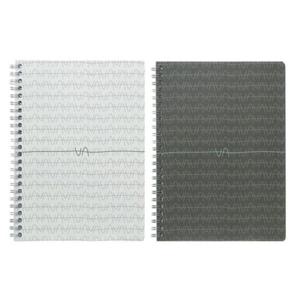 더블에이 패턴A 노트 A5 절취 좌철 스프링 공책