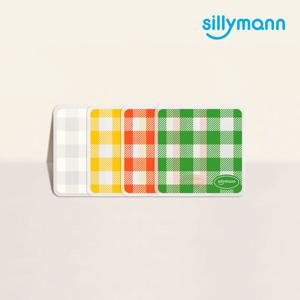 [실리만] 뉴트로 실리콘 컵받침(4P) WSK3220