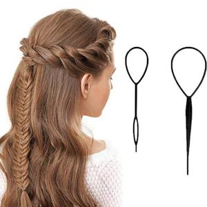 올림머리 만두 똥머리 헤어장식 머리핀 2P DD-11334