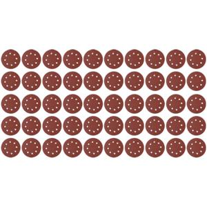 원형사포 80방 50장 세트 5인치/8홀 드릴용 사포 페퍼 연마 샌딩