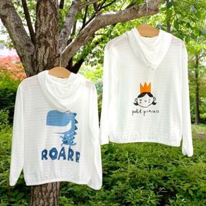 [우주아이]여름엔 에어컨 후드점퍼 /유아 아동 바람막이 비치 간절기