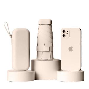 캡슐 초소형 초미니 우산 3단 UV 자동 암막 초경량 양산 접이식