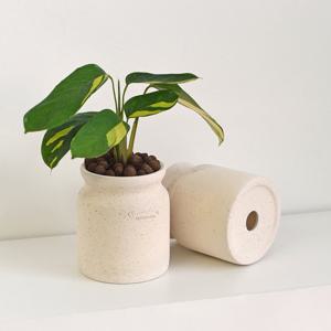 마이플랜트 로자리안 쿠앤크 밀크팟 9호 분갈이 국산 화분 인테리어 토분