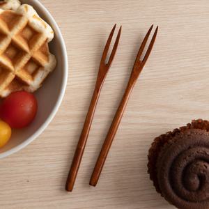 라리사 우디 천연 옻칠 티포크 2p Y062