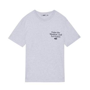 [잠뱅이] 공용) 슬로건 레터링 쿨맥스 반팔티셔츠 AM2WTS492-WG