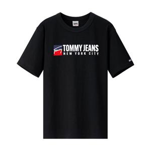 타미힐피거 타미진스 엔트리 애슬레틱스 반팔티 DM0DM14001-BDS