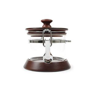 홈아트 원목 밀폐용기(소) 500ml 원두 커피 보관통 캐니스터