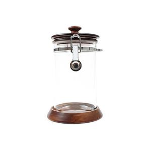 홈아트 원목 밀폐용기(대) 1100ml 원두 커피 보관통 캐니스터