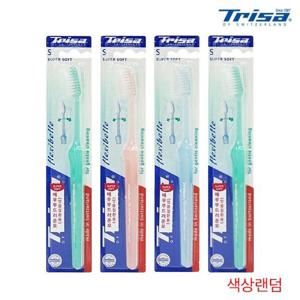 [땡큐온]스위스 트리사 슈퍼소프트 칫솔 4개 잇몸질환용 랜덤