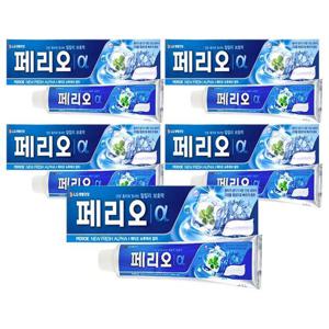 [땡큐온]LG생활 페리오 충치 뉴후레쉬 알파 치약 150g x5개