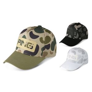 핑/(23)5각 패치 카모 모자