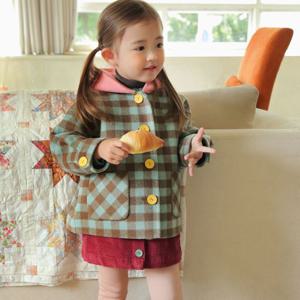 [엠버]로디 핸드메이드 간절기 코트 (민트)