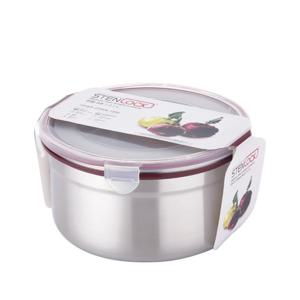 스텐락 국산 스텐밀폐용기 클래식 원형 9호 2100ml