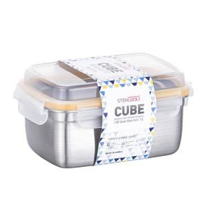 스텐락 국산 스텐밀폐용기 큐브 6호 1,000ml