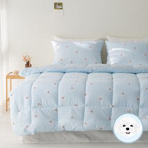 [올리비아데코] 먼지없는 강아지 옹지 차렵이불(Q)