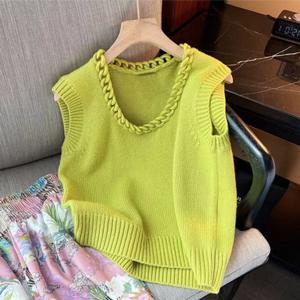 [바바라옷장]236861 - 체인 민소매 니트/간절기/기본니트/여름니